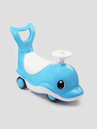 Manual Push Dolphin Ride-On Toy for Kids