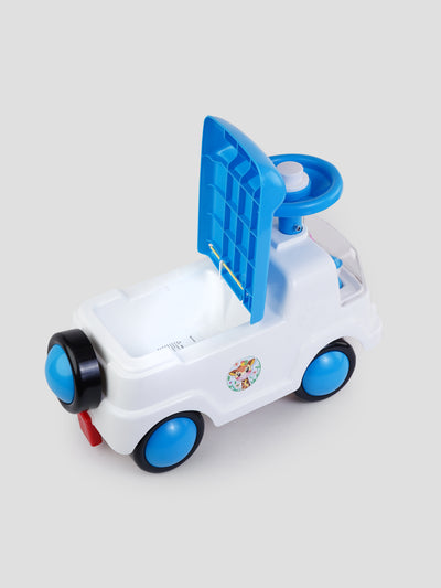 Manual Push Wagon Car Ride-On for Kids