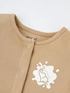 Popees Short Sleeve Front Open Jhabla Top (0–9 Months) for Baby Girls