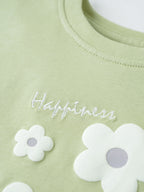 Popees Comfy & Stylish Chest Printed T-shirt (1-6 Years) for Girls
