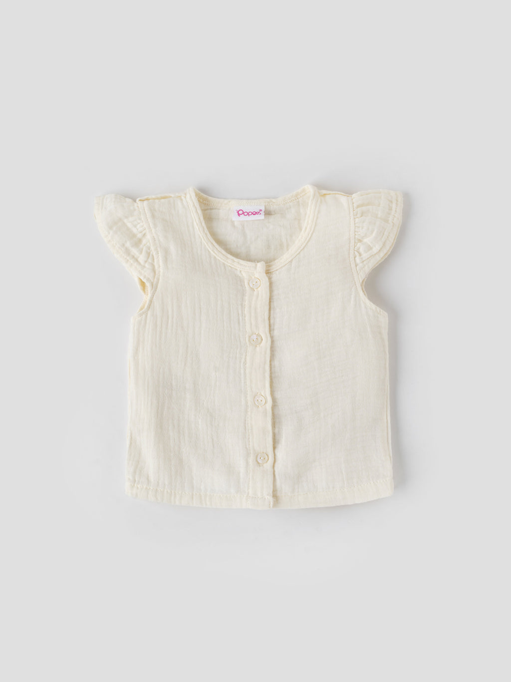 Popees Short Sleeve, Front Open Dungaree Set (3–36 months) for Girls