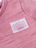 Popees Half Sleeve Henley T-shirt (0–9 Months) with Sunshine Patch for Boys
