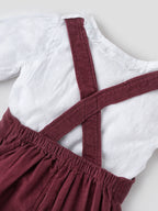 Popees Comfy & Trendy Dungaree Party Wear Set (3-24 Months) for Girls