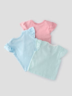 Popees Short Sleeve (0-9 Months) Cute and Comfortable Everyday Wear For Baby Girls