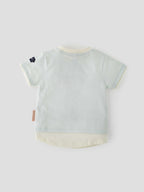 Popees Stylish Mock Layered Chest Printed T-Shirt (1-8 Years) for Boys