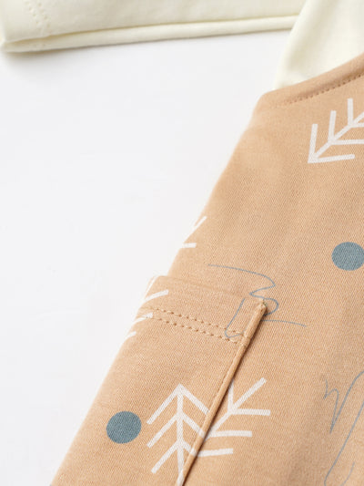 Popees Comfy & Trendy (0-6 Months) Dungaree Party Wear Set for Newborn Boys