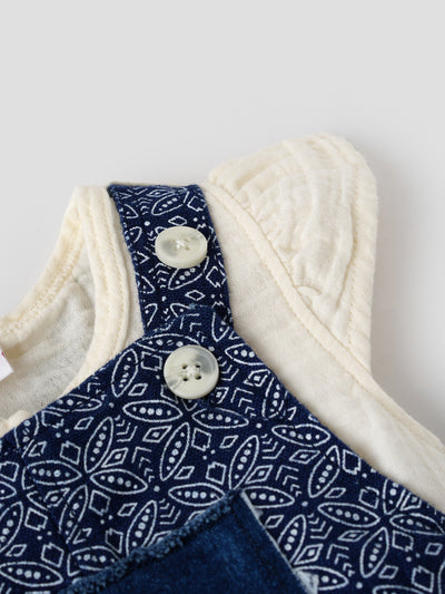 Dungaree Set for Baby Girls