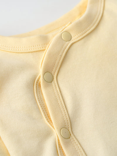 Popees Embroidered Front Button Jhabla Top (0–6 Months) for Newborn Baby