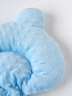 Popees Newborn Baby Head Pillow, Soft Cotton Infant Pillow for Crib & Stroller (color may vary depending on availability)