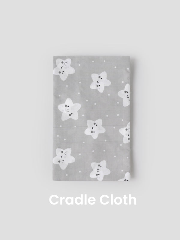 Popees Cradle Mattress Set Accessories for Newborn Babies