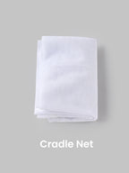 Popees Baby Cradle Set with Net, Cloth, Rope & Spring | Newborn Hanging Cradle Kit
