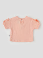 Popees Half-Sleeved Embroidered Top (3–36 Months) Cute & Adorable Style for Girls