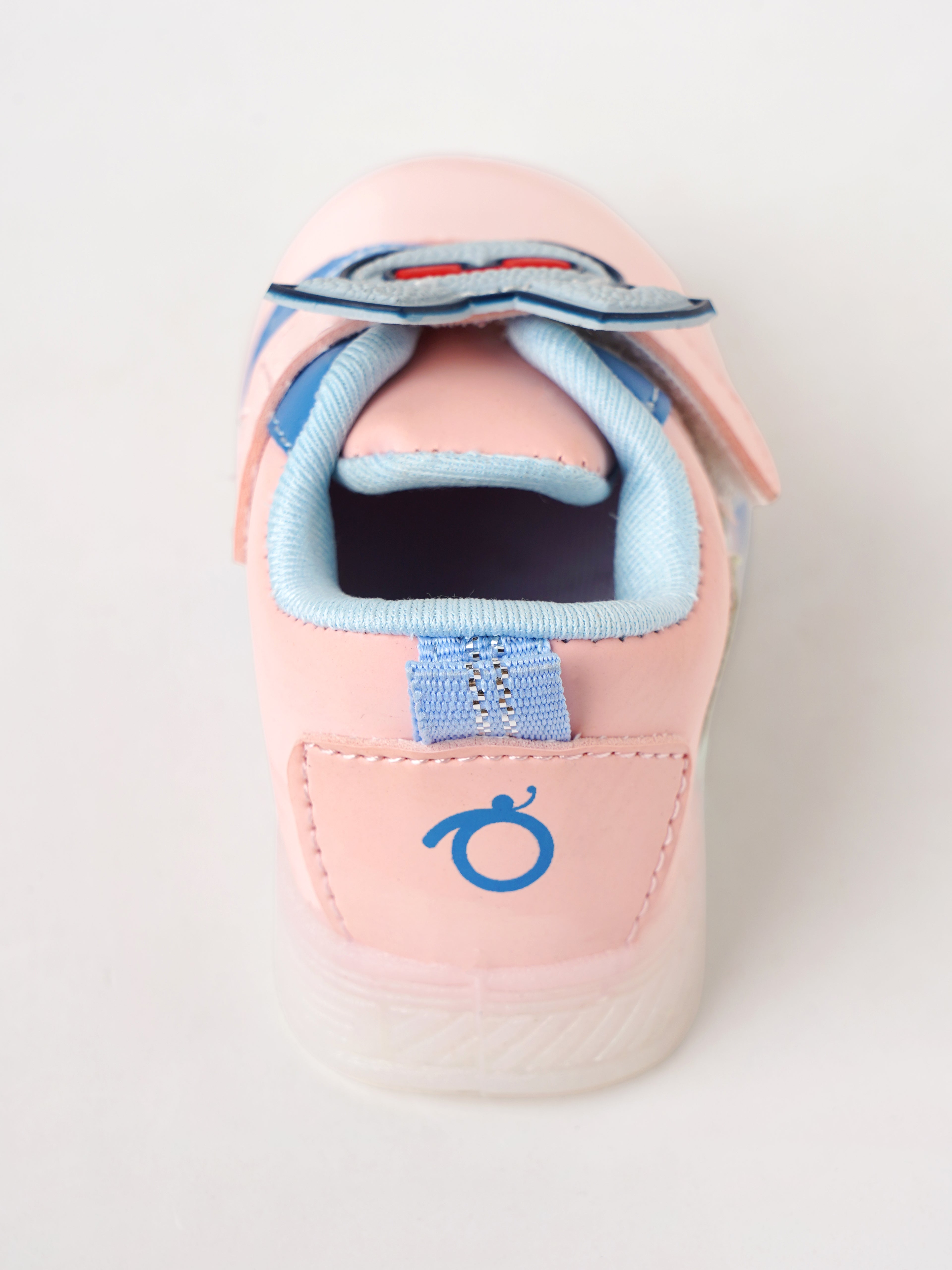 Popees Baby Unisex Soft & Stylish Velcro Shoes with Light| Comfortable Casual Shoes with Cute Character Design for Baby Boys & Girls