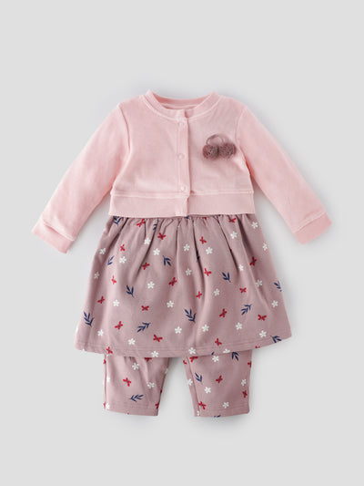Popees Trendy & Comfy Winter Co-ord Set for Girls – Soft, Snug & Warm