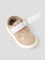Popees Baby Unisex Soft & Stylish Velcro Shoes | Comfortable Shiny Printed Casual Shoes for Baby Boys & Girls | Chiku