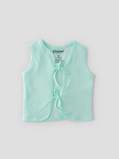 Popees Baby Jhabla – 100% Cotton, Skin-friendly Front Knot Tops for Newborns & Infants (Pack of 6)