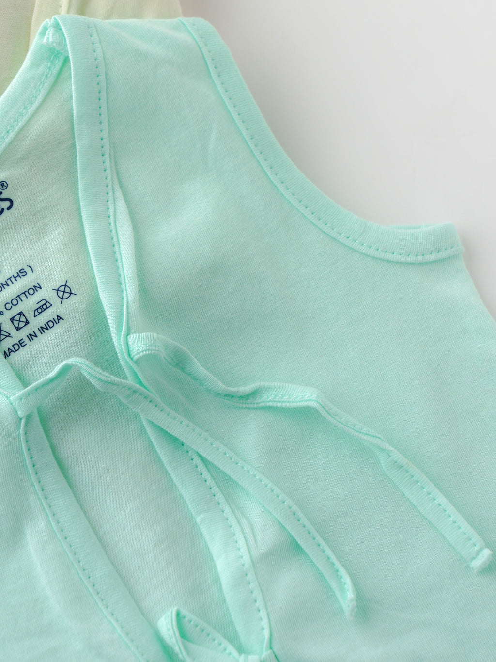 Popees Baby Jhabla – 100% Cotton, Skin-friendly Front Knot Tops for Newborns & Infants (Pack of 6)