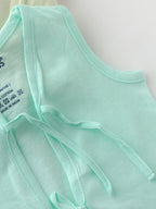 Popees Baby Jhabla – 100% Cotton, Skin-friendly Front Knot Tops for Newborns & Infants (Pack of 6)