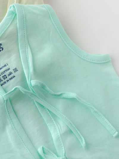 Popees Baby Jhabla – 100% Cotton, Skin-friendly Front Knot Tops for Newborns & Infants (Pack of 6)