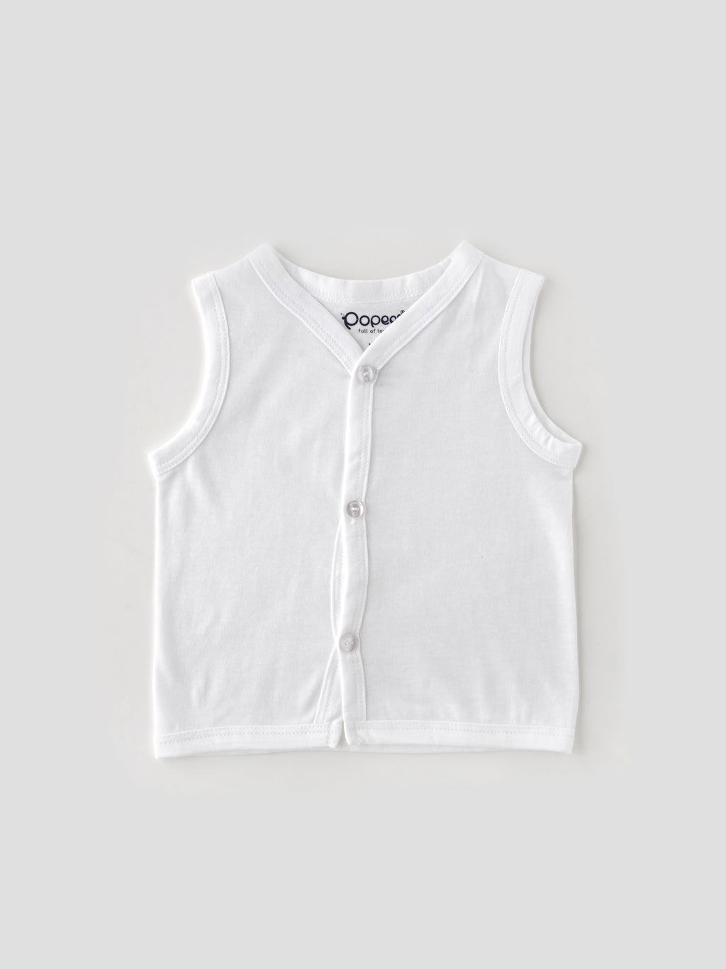 Popees Baby Jhabla – 100% Cotton, Skin-friendly Front Button Tops for Newborns & Infants (Pack of 6)