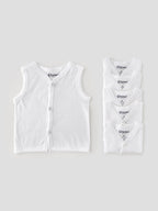 Popees Baby Jhabla – 100% Cotton, Skin-friendly Front Button Tops for Newborns & Infants (Pack of 6)