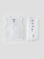 Popees Baby Jhabla – 100% Cotton, Skin-friendly Front Knot Tops for Newborns & Infants (Pack of 6)