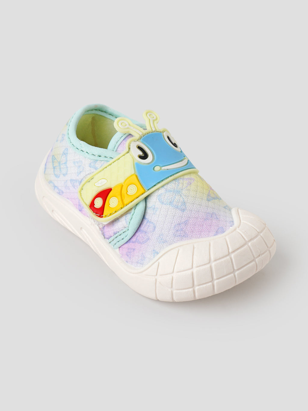 Popees Baby Unisex Cute Cartoon Character Shoes | Soft Printed Velcro Shoes for Baby Boys & Girls