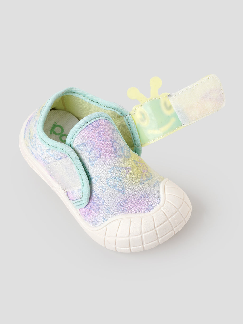 Popees Baby Unisex Cute Cartoon Character Shoes | Soft Printed Velcro Shoes for Baby Boys & Girls