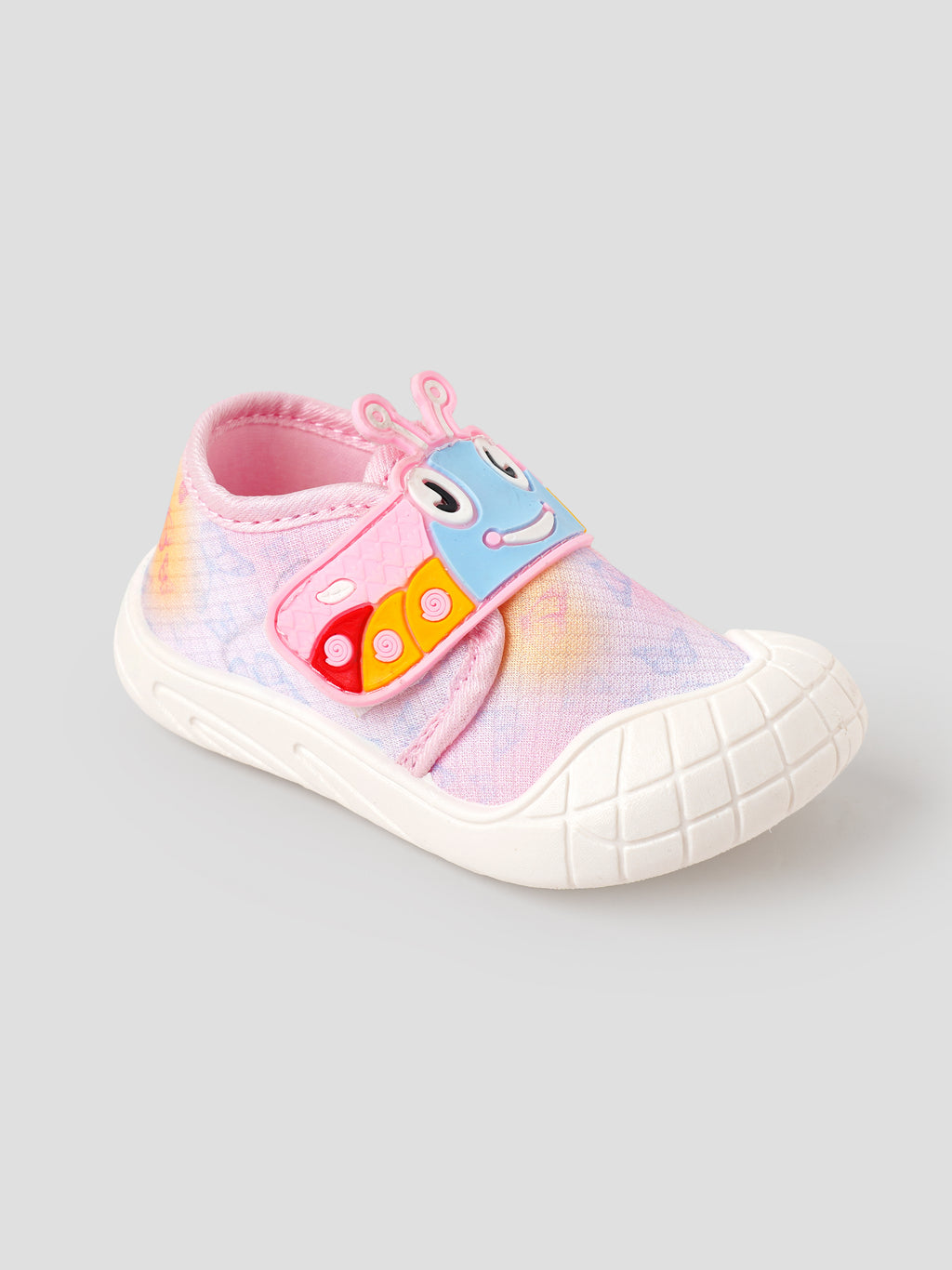 Popees Baby Unisex Cute Character Velcro Shoes | Soft Comfortable Printed Shoes for Baby Boys & Girls