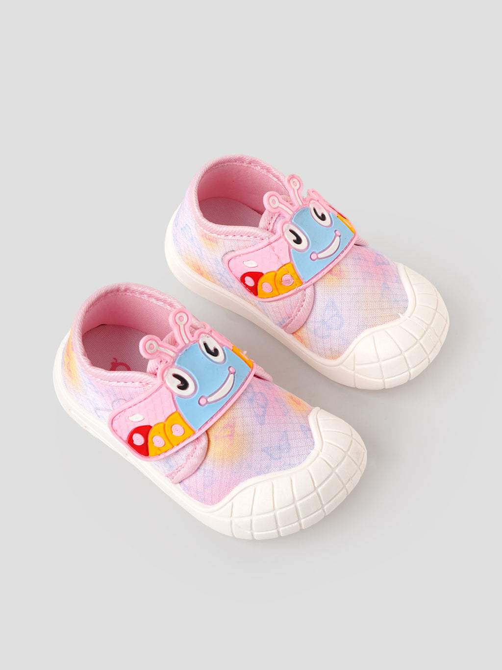 Popees Baby Unisex Cute Character Velcro Shoes | Soft Comfortable Printed Shoes for Baby Boys & Girls