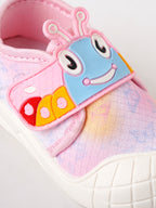Popees Baby Unisex Cute Character Velcro Shoes | Soft Comfortable Printed Shoes for Baby Boys & Girls