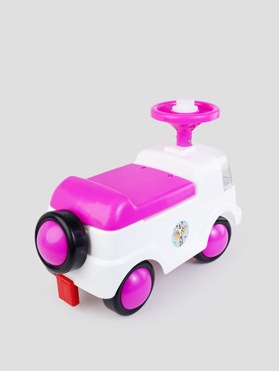 Manual Push Wagon Car Ride-On for Kids