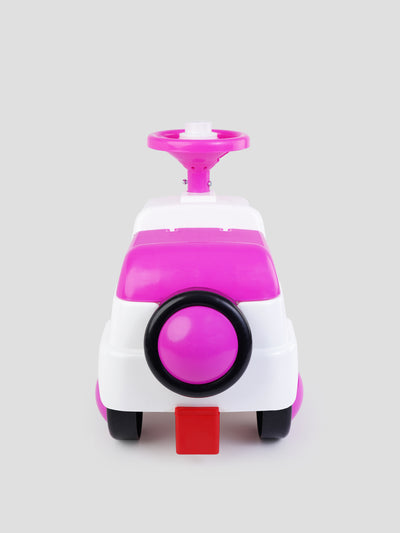 Manual Push Wagon Car Ride-On for Kids