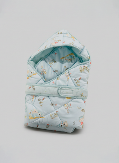 Popees SnugNest Velvet Swaddle Wrap