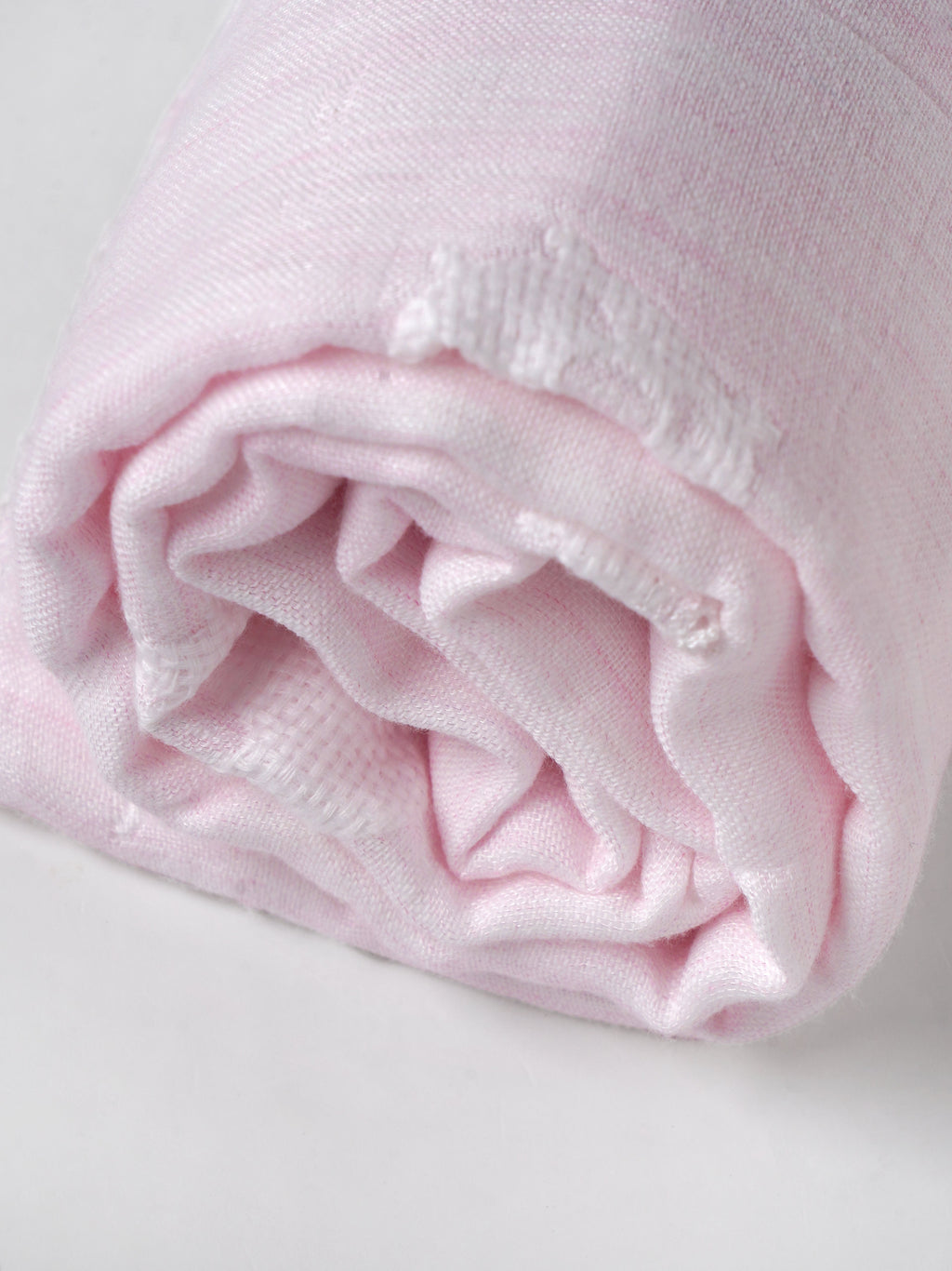 Popees Super Soft Cotton Baby Bath Towel for Newborns & Infants |Highly Absorbent, Gentle on Sensitive Skin, Light Pink
