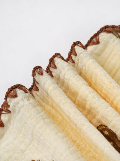 Popees Soft Cotton Baby Hand Towel with Bear Print