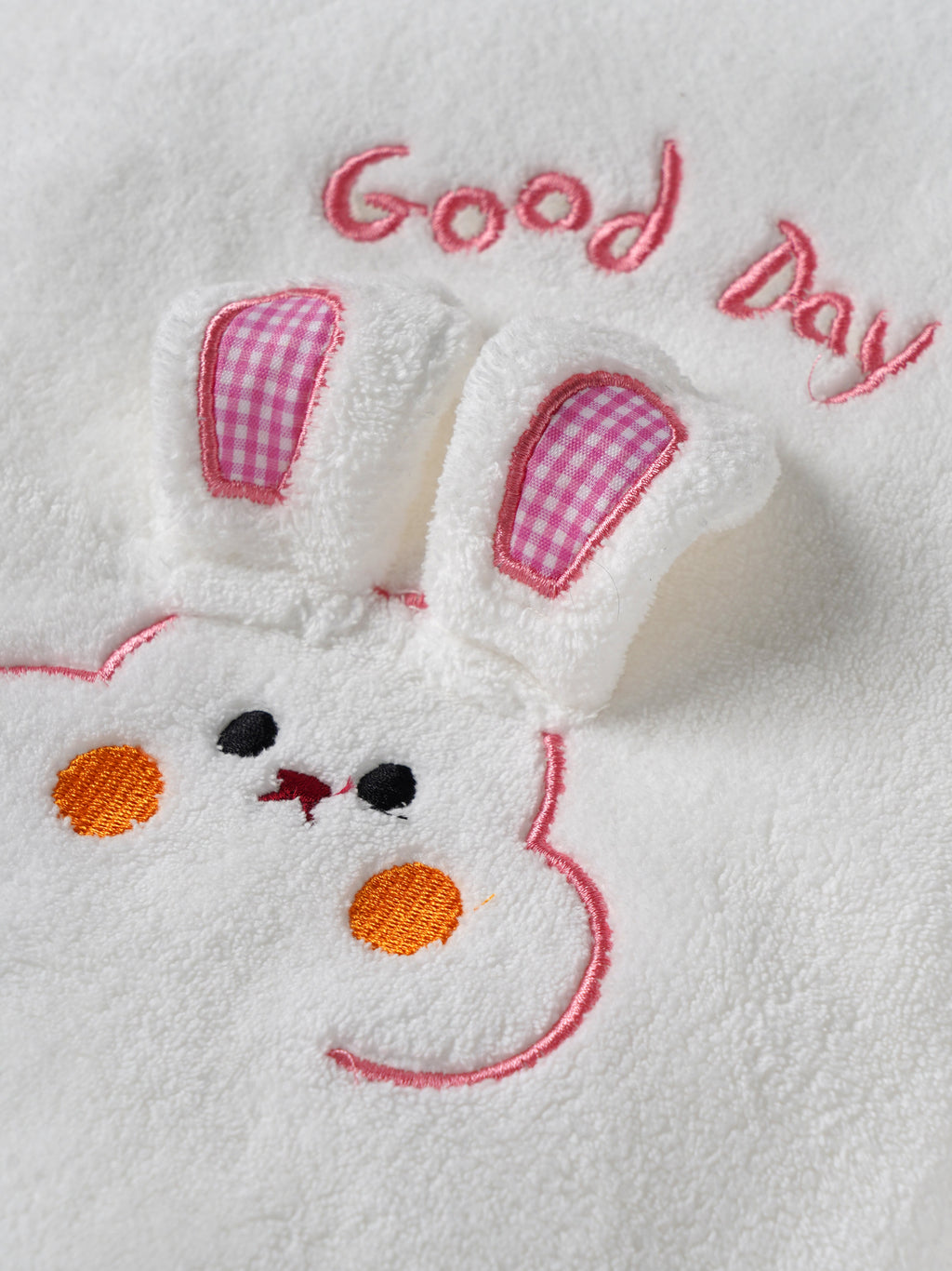 Popees Kids Soft Terry Cotton Bath Towel with Teddy Embroidery| Highly Absorbent Baby Bath Wrap, Skin-Friendly Quick Dry Towel