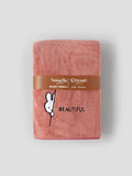 Popees Baby Coral Plush Bath Towel with Bunny Embroidery, Ultra-Soft Absorbent Baby Bath Wrap, Gentle & Skin-Friendly Towel for Newborns & Infants