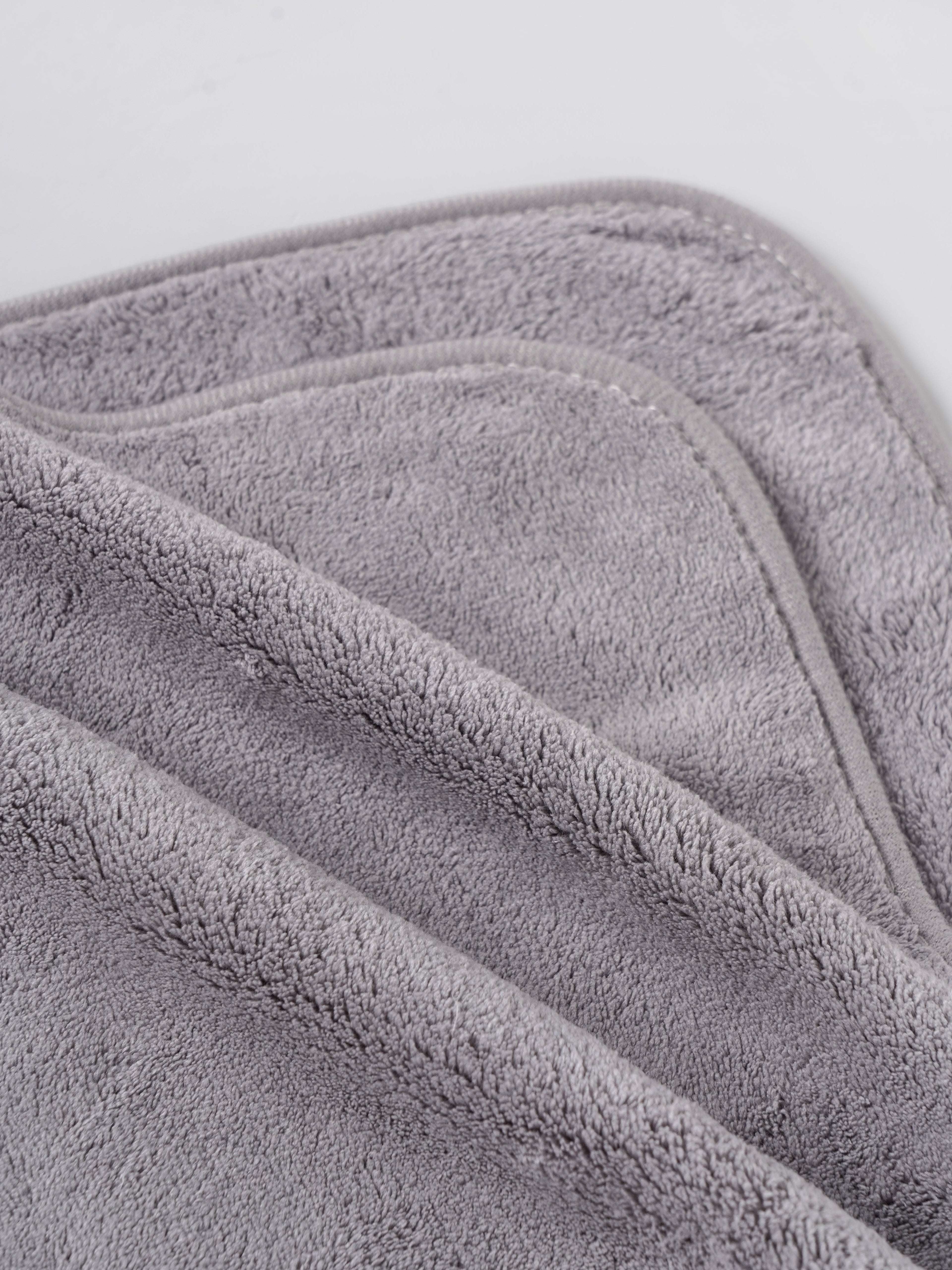 Popees Baby Soft Bunny Embroidery Bath Towel| Ultra-Absorbent Coral Plush Newborn Wrap