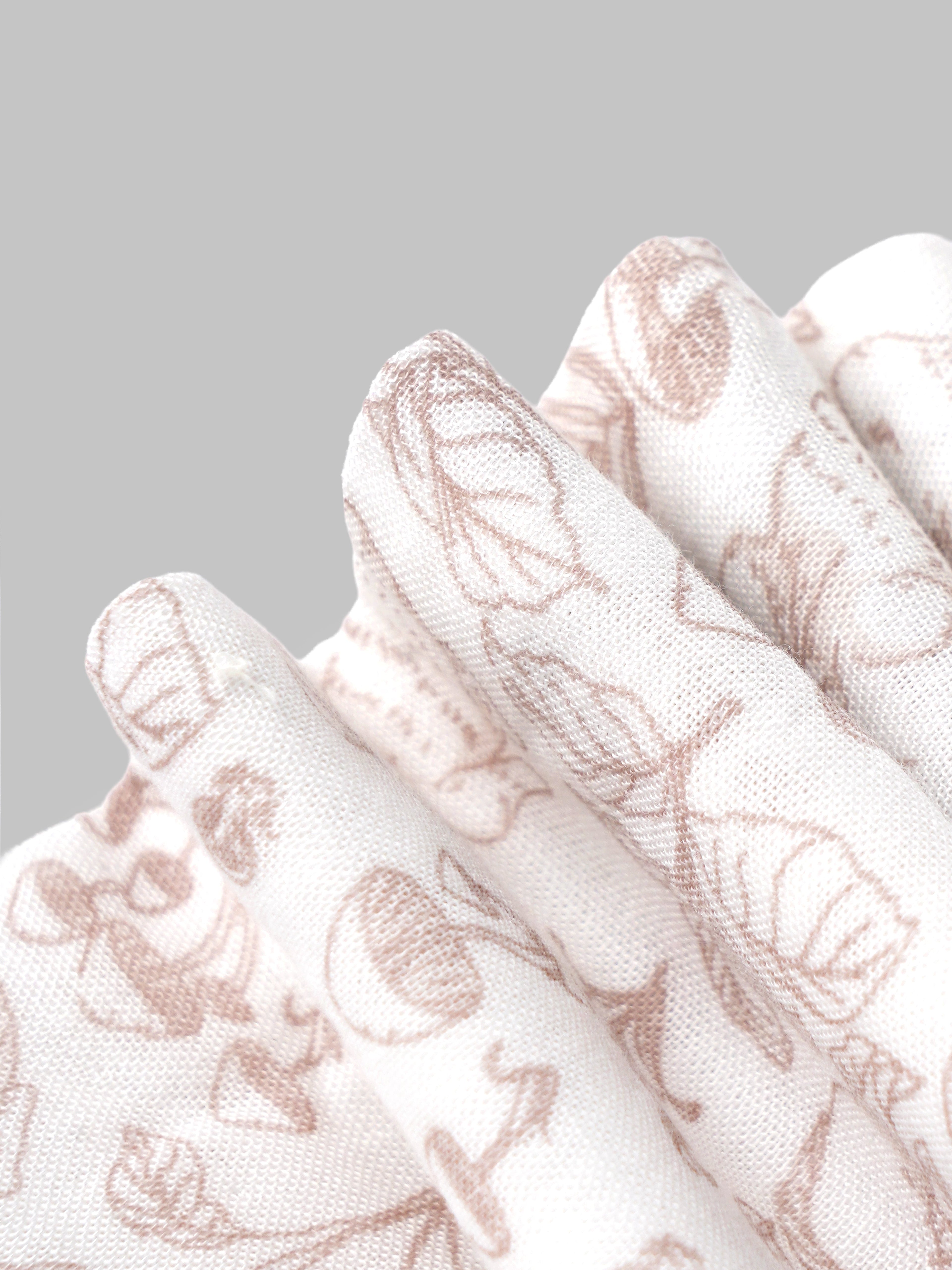 Popees Soft Cotton Printed Hand Towel for Newborns Babies