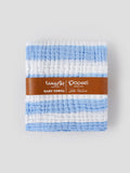 Popees Baby Towel for Newborns, Soft Muslin Cotton Bath Towel, Blue Stripe