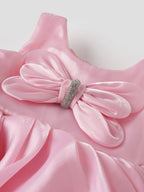 Popees Elegant Satin Frock Set (6-12 Months) for Baby Girls