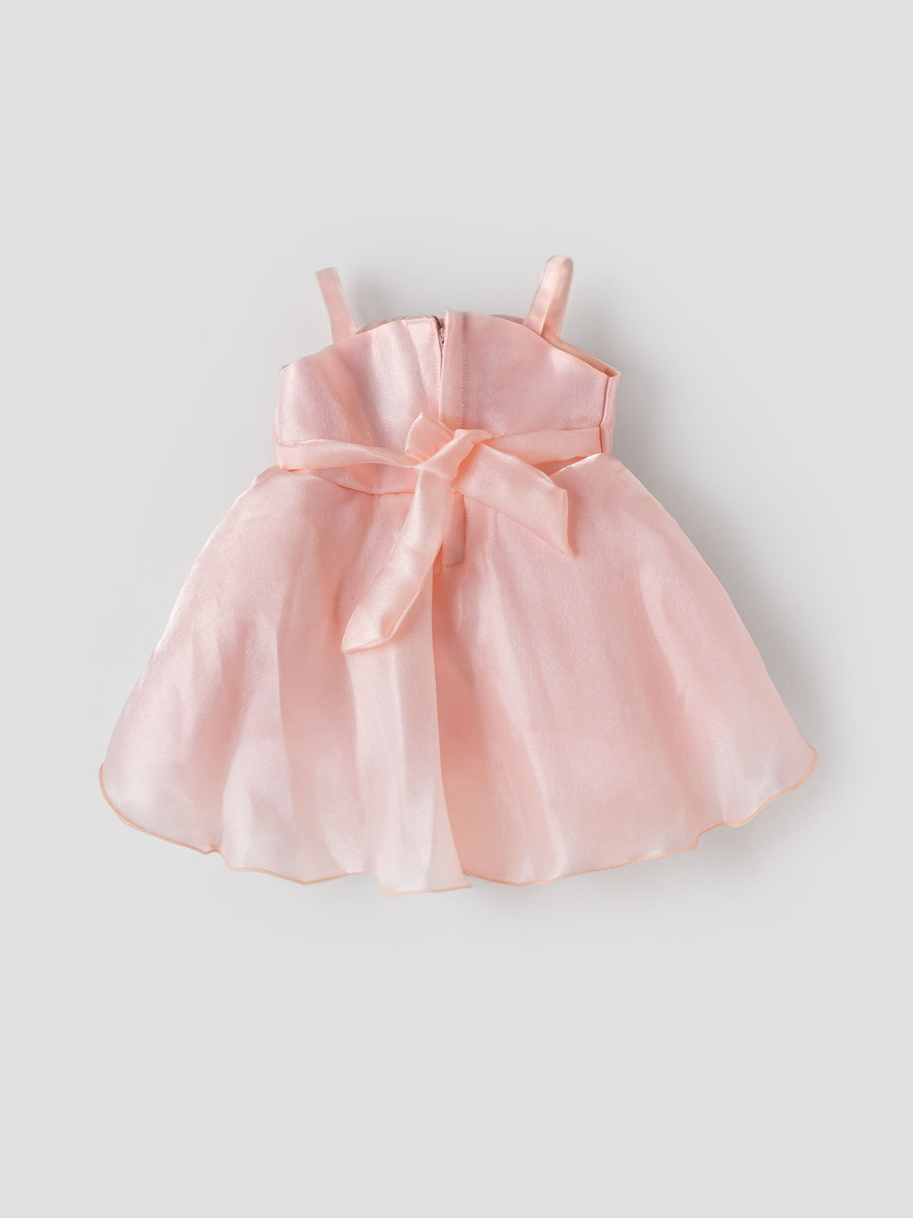 Popees Elegant Rosette Party Wear Dress Set (6-12 Months) for Baby Girls