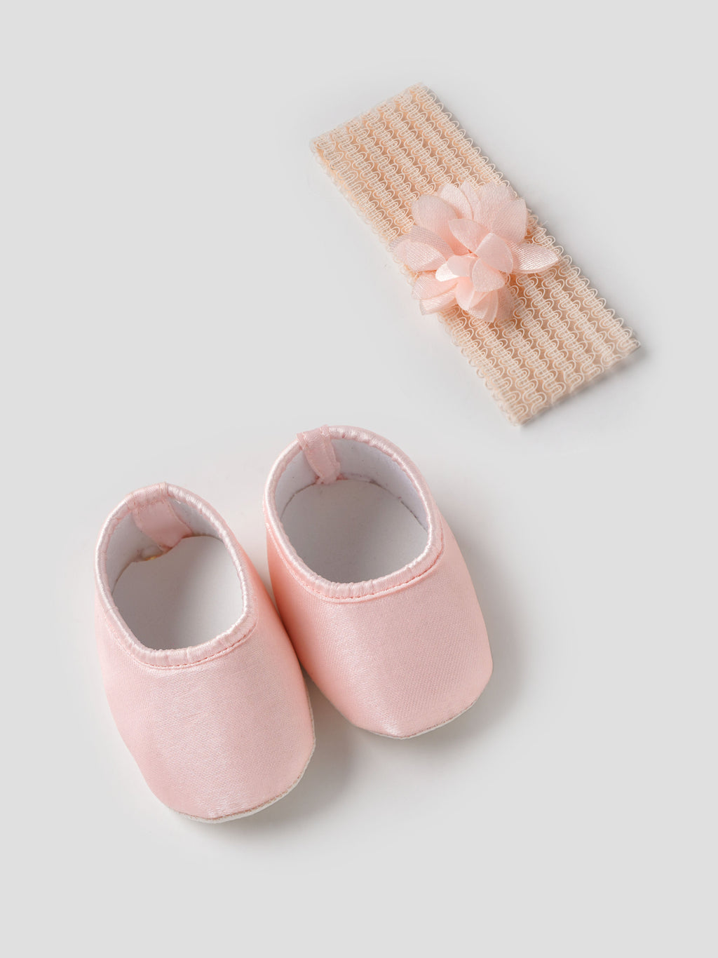Popees Elegant Rosette Party Wear Dress Set (6-12 Months) for Baby Girls