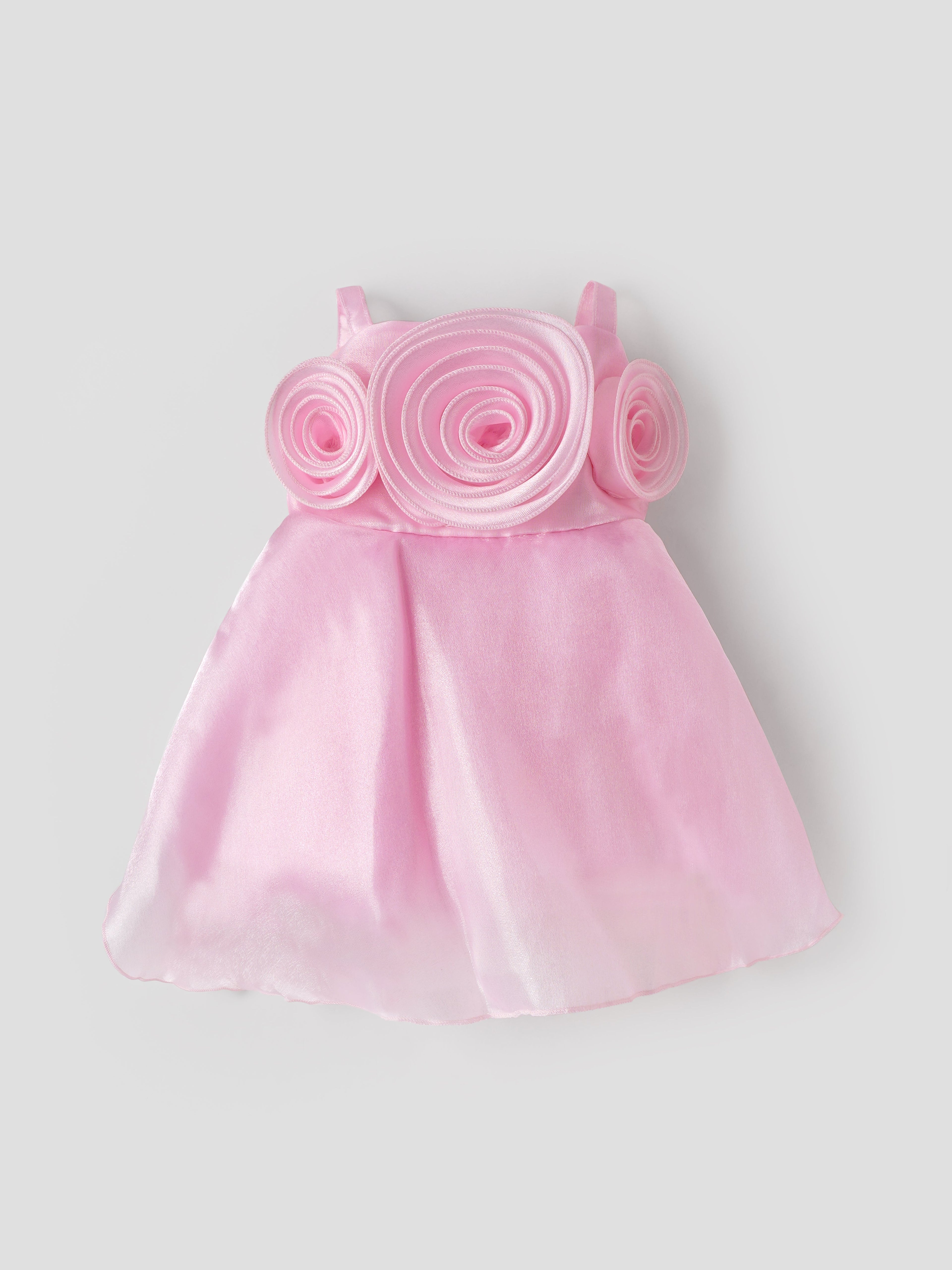 Popees Elegant Rosette Party Wear Dress Set (6-12 Months) for Baby Gir Popees Baby Care Popees Elegant Rosette Party Wear Dress Set (6-12 Months) for Baby Gir Popees Baby Care