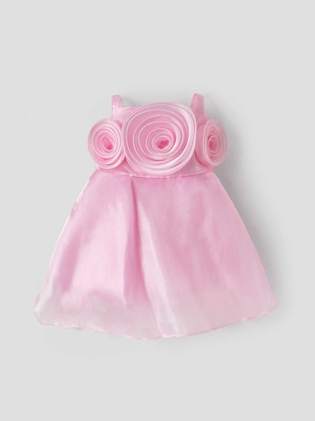 Popees Elegant Rosette Party Wear Dress Set (6-12 Months) for Baby Girls