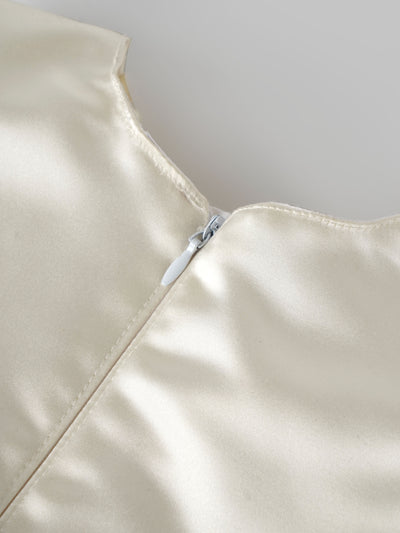 Popees Satin & Net Party Wear Dress (9M-4Y) for Baby Girls