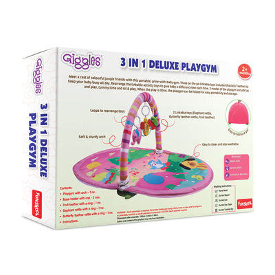 3 In 1 Deluxe Play Gym N Pink
