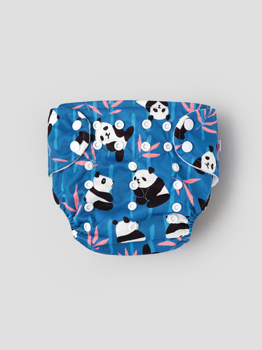 Popees Baby Reusable Cloth Diaper | Adjustable Snap Closure | Floral Print | Newborn (color may vary depending on availability)