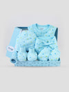 Popees 6 Piece Baby Essential Clothing Gift Set (1-6 Months) for Boys (color may vary depends on availability)